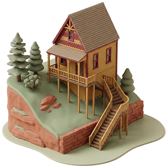 Colorado Springs hillside cottage